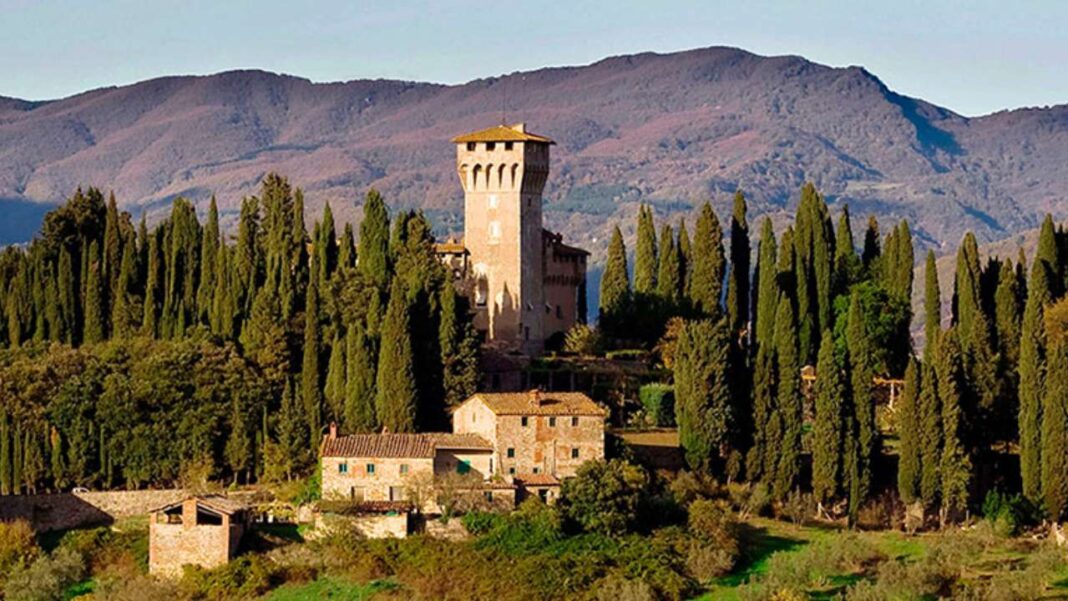 Panorama del Castello di Scarperia