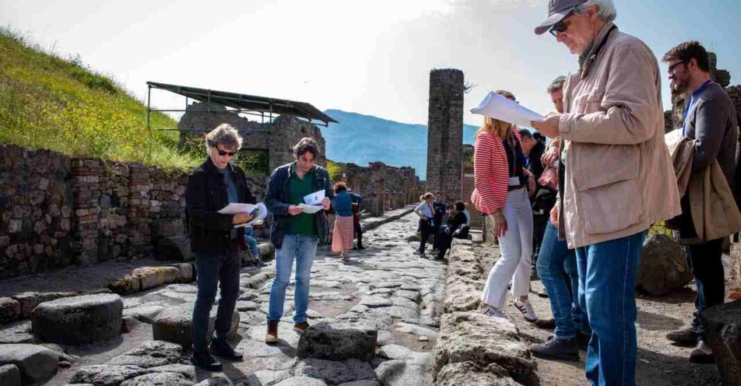 La squadra di Angela a Pompei