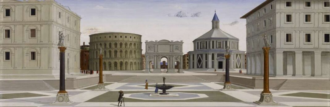 La Città Ideale dipinto Leon Battista Alberti