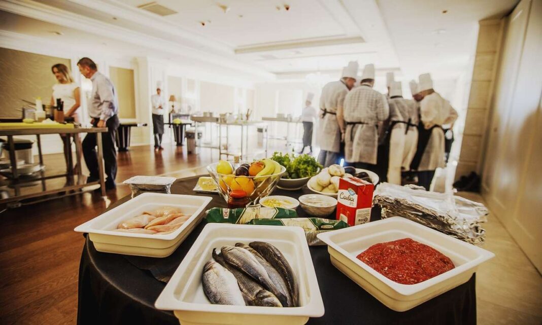 Ristorante di lusso in cucina