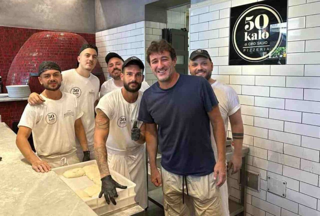 Ciro Ferrara e i pizzaioli