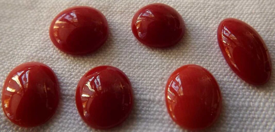 Perle di Corallium Rubrum